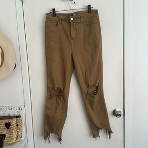 L’agence Jeans - khaki color